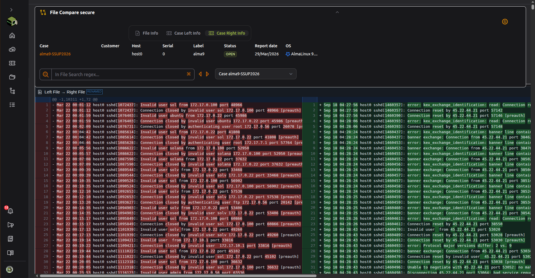 command output command output